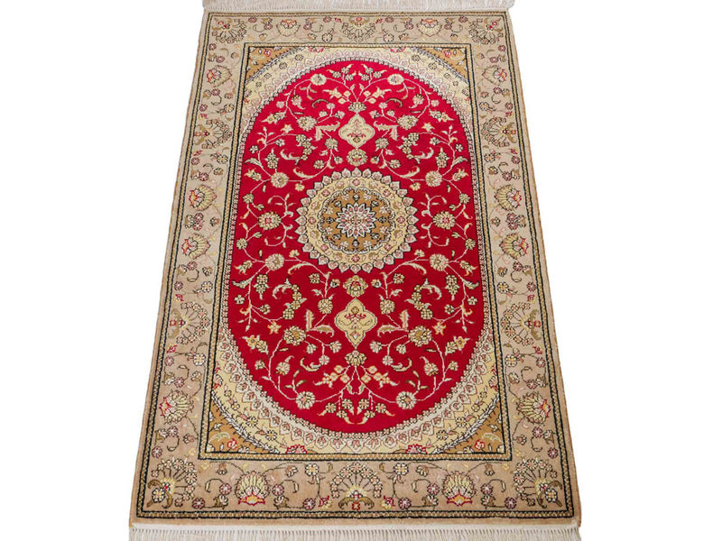 China Seide Tapijt 121x78cm - Oosters Tapijt