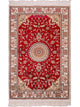 Zijden tapijt - China zijde - 117 x 77 cm - rood