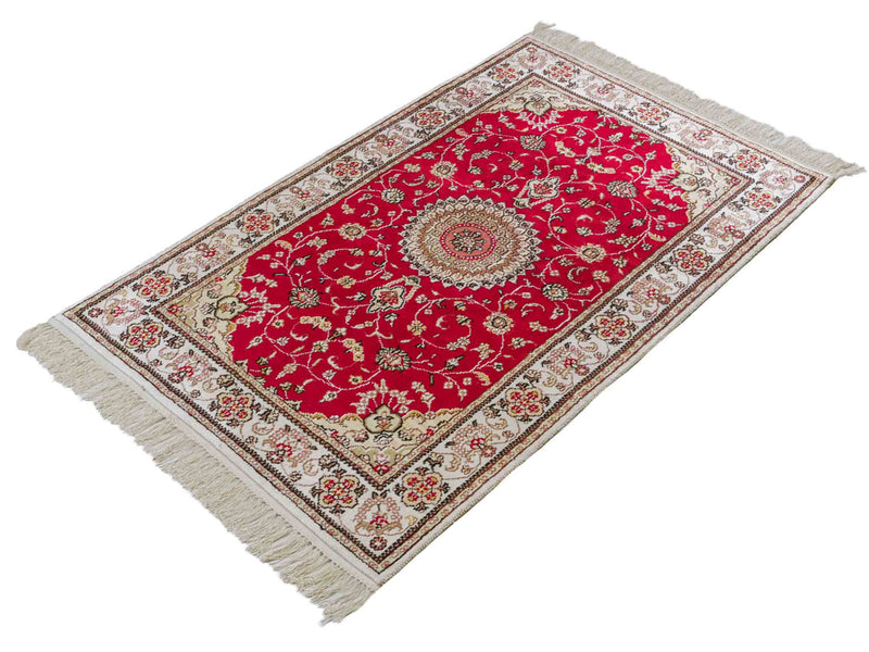 Chinese zijde Tapijt 120x76cm - Oosters Tapijt