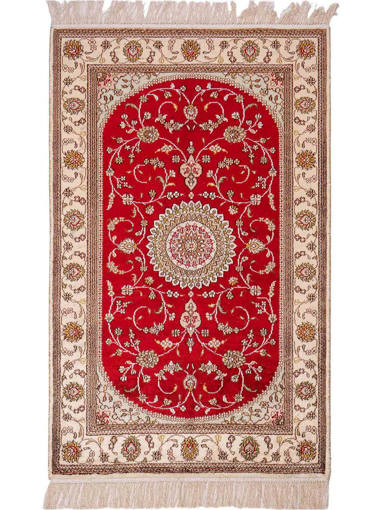 China Seide Tapijt 122x76cm - Oosters Tapijt