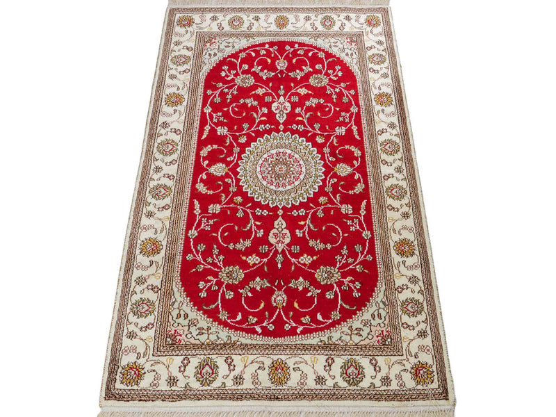 China Seide Tapijt 122x76cm - Oosters Tapijt