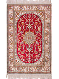 Chinese zijde Tapijt 120x78cm - Oosters Tapijt – product image