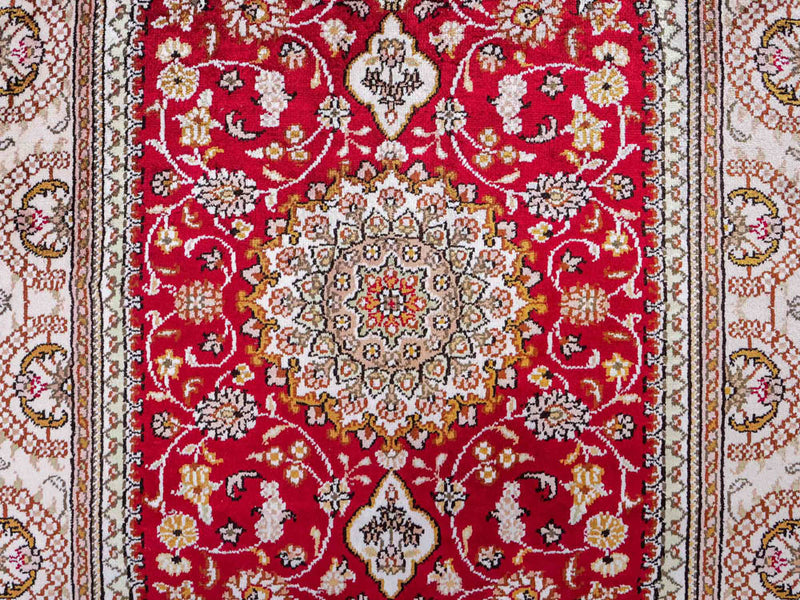 Chinese zijde Tapijt 120x78cm - Oosters Tapijt