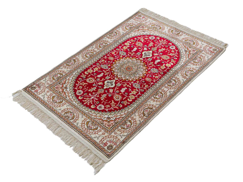 Chinese zijde Tapijt 120x78cm - Oosters Tapijt