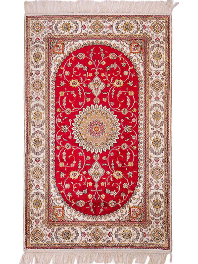 Chinese zijde Tapijt 77x120cm - Oosters Tapijt