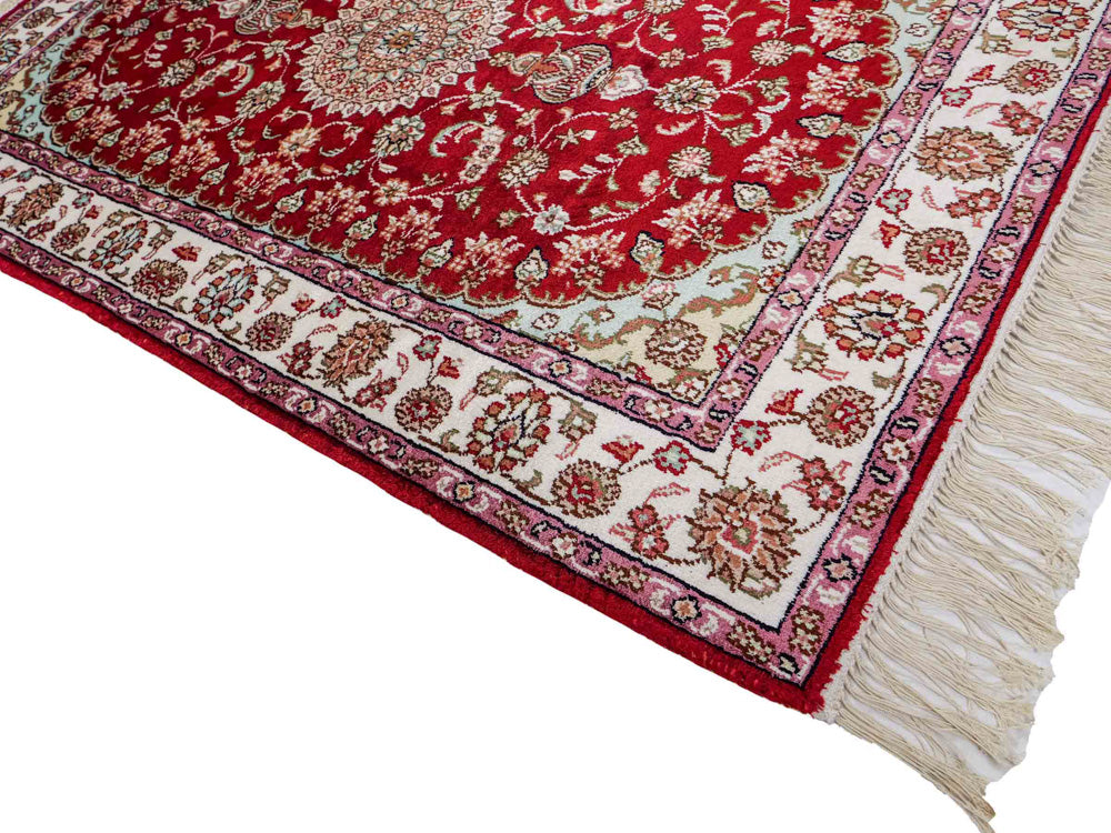 Chinese zijde Tapijt 119x76cm - Oosters Tapijt