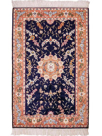 Chinese zijde Tapijt 123x78cm - Oosters Tapijt – product image