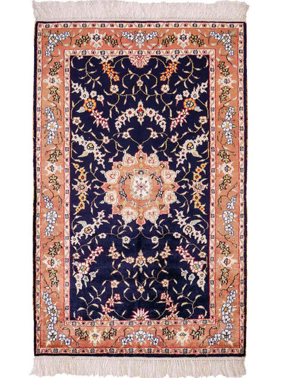 Chinese zijde Tapijt 78x123cm - Oosters Tapijt