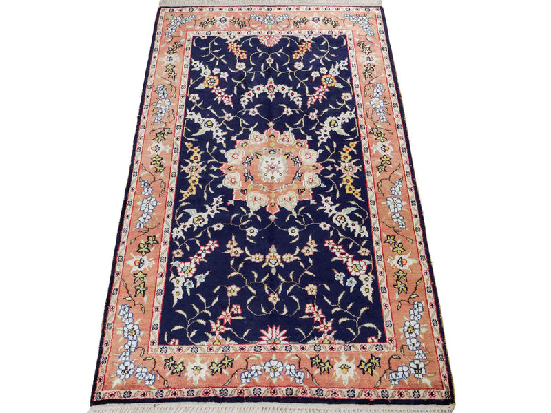 Chinese zijde Tapijt 123x78cm - Oosters Tapijt