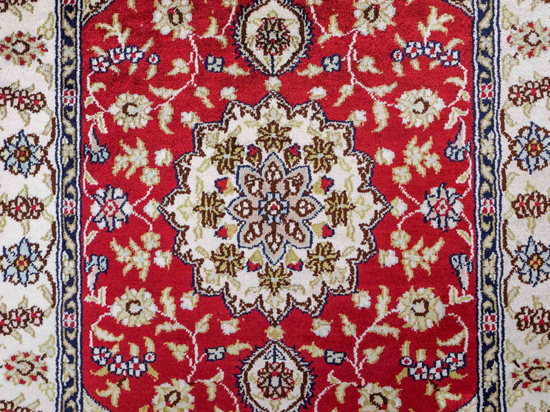 Chinese zijde Tapijt 60x89cm - Oosters Tapijt
