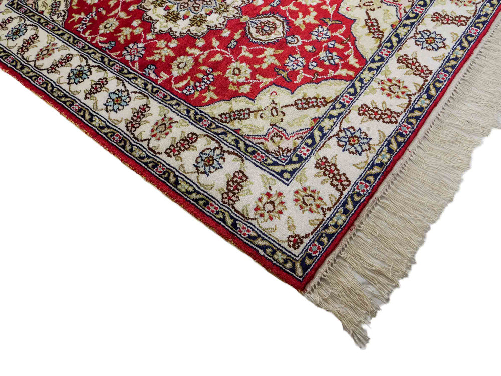Chinese zijde Tapijt 60x89cm - Oosters Tapijt