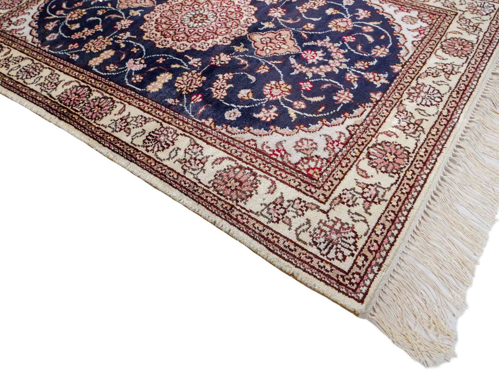 Chinese zijde Tapijt 62x92cm - Oosters Tapijt