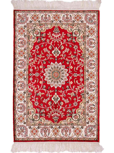 Chinese zijde Tapijt 62x91cm - Oosters Tapijt