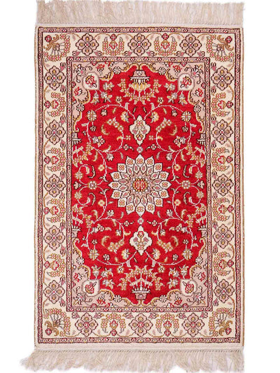Chinese zijde Tapijt 60x92cm - Oosters Tapijt