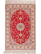 Zijden tapijt - China zijde - 92 x 60 cm - rood