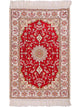 Zijden tapijt - China zijde - 90 x 62 cm - rood