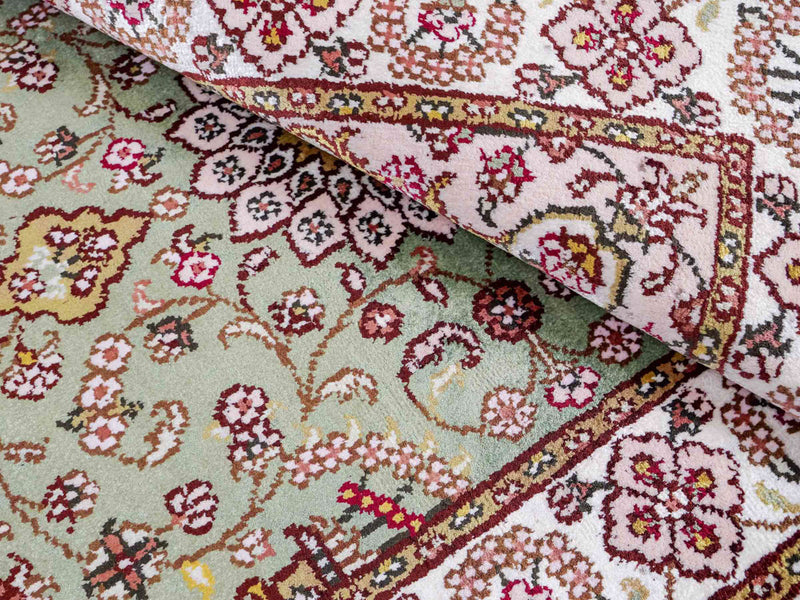 Seidenteppich - China Seide - 92 x 63 cm - sand