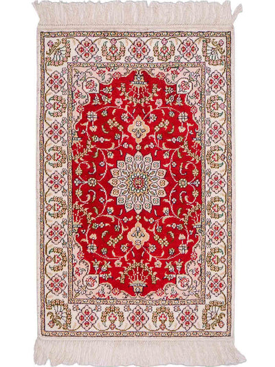 Chinese zijde Tapijt 62x89cm - Oosters Tapijt