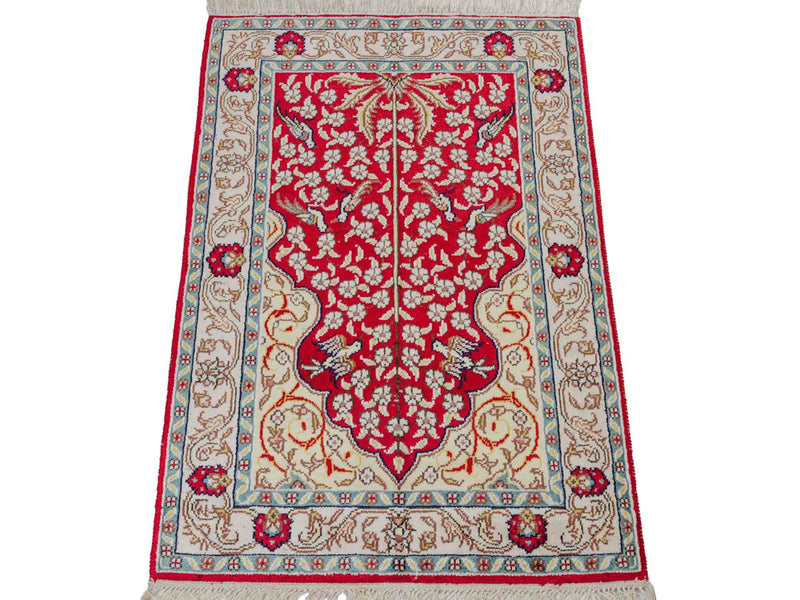 China Seide Tapijt 87x58cm - Oosters Tapijt