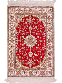 Chinese zijde Tapijt 62x89cm - Oosters Tapijt – product image