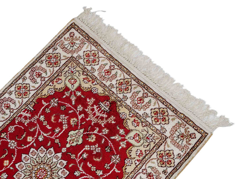 Chinese zijde Tapijt 62x89cm - Oosters Tapijt