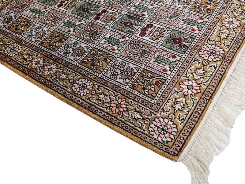 Chinese zijde Tapijt 92x62cm - Oosters Tapijt