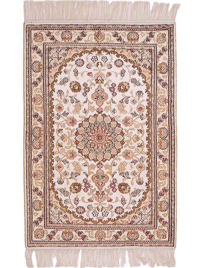 Chinese zijde Tapijt 63x93cm - Oosters Tapijt