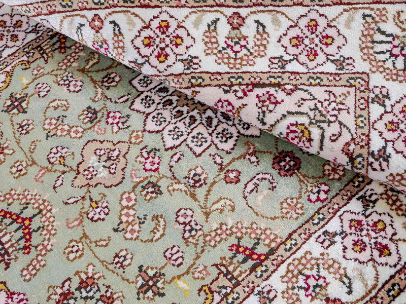 Seidenteppich - China Seide - 92 x 63 cm - sand