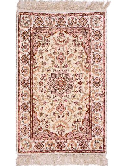 Chinese zijde Tapijt 59x88cm - Oosters Tapijt