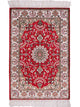 Zijden tapijt - China zijde - 91 x 62 cm - rood