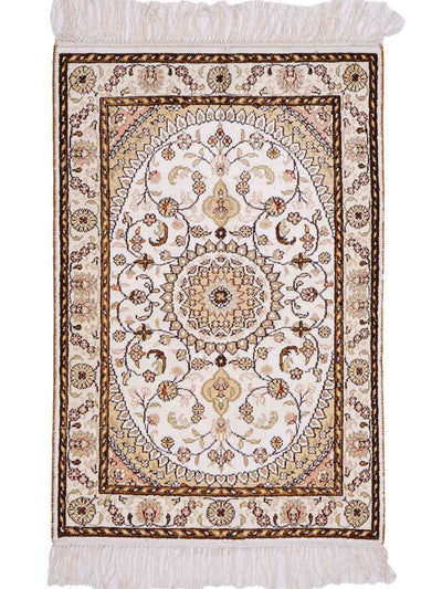 Chinese zijde Tapijt 61x89cm - Oosters Tapijt