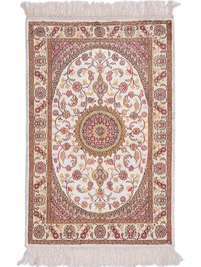 Chinese zijde Tapijt 59x90cm - Oosters Tapijt