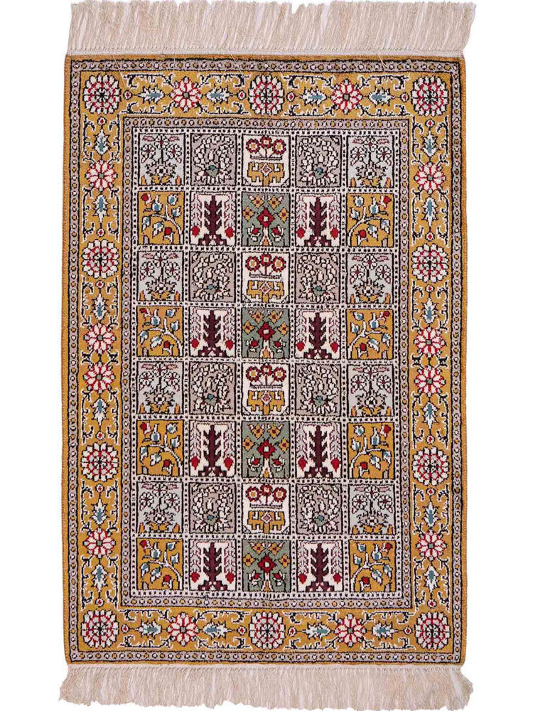 China Seide Tapijt 92x63cm - Oosters Tapijt