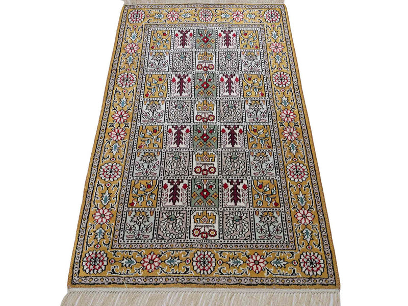 China Seide Tapijt 92x63cm - Oosters Tapijt