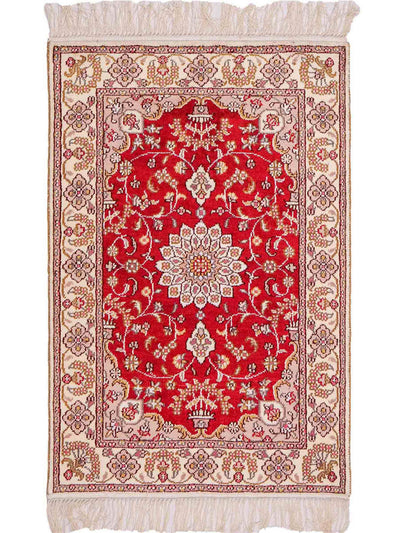 Chinese zijde Tapijt 60x91cm - Oosters Tapijt