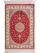 Zijden tapijt - China zijde - 90 x 59 cm - rood