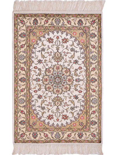 Chinese zijde Tapijt 61x91cm - Oosters Tapijt