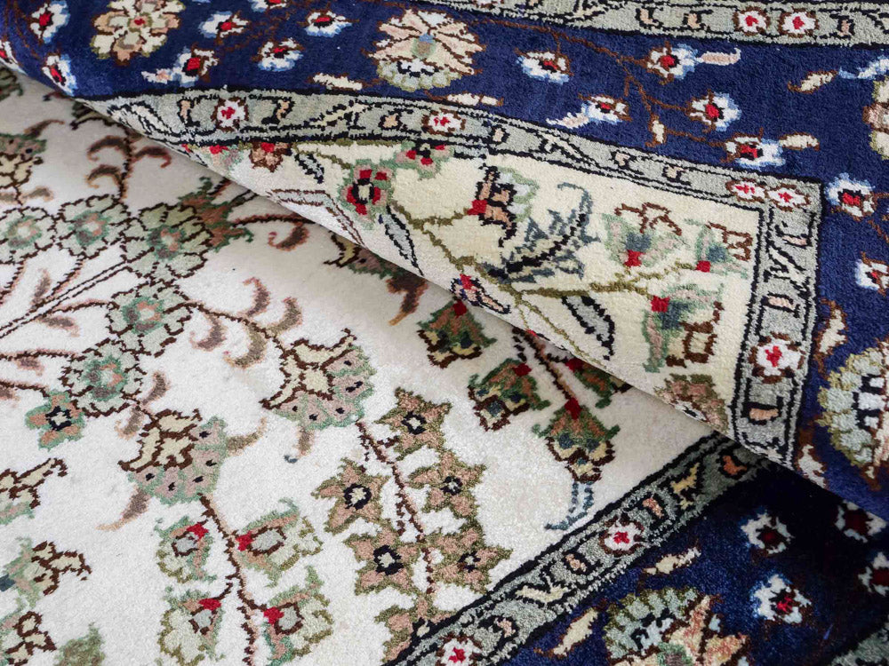 Seidenteppich - China Seide - 90 x 62 cm - beige