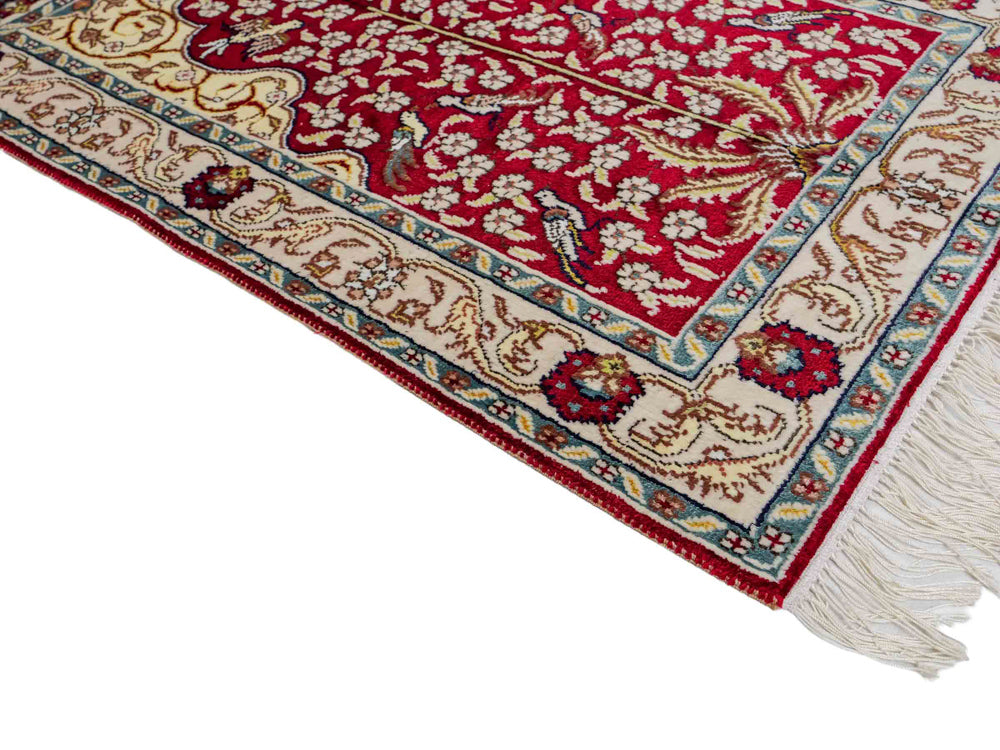 China Seide Tapijt 89x58cm - Oosters Tapijt