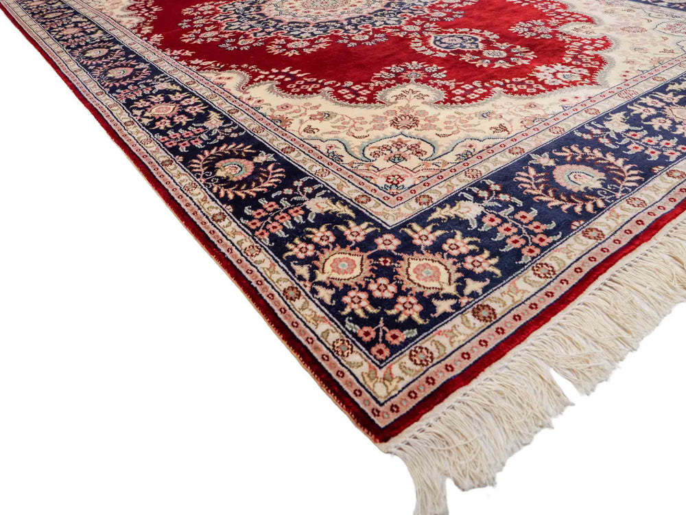 Chinese zijde Tapijt 186x121cm - Oosters Tapijt