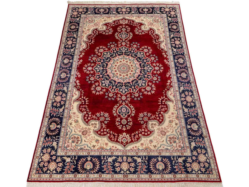 Chinese zijde Tapijt 186x121cm - Oosters Tapijt