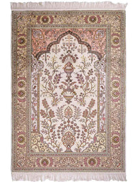 Seidenteppich - China Seide - 179 x 124 cm - beige