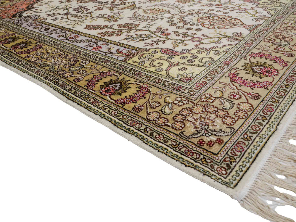 Chinese zijde Tapijt 179x124cm - Oosters Tapijt