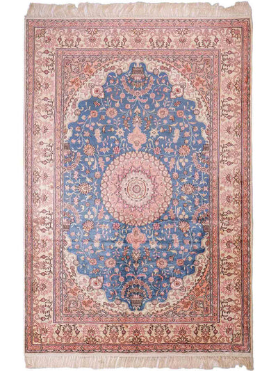 Chinese zijde Tapijt 123x192cm - Oosters Tapijt