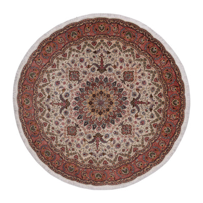 Tabriz - 50 Raj Tapijt 200x200cm - Perzisch tapijt