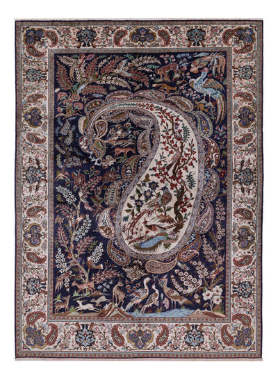 Qom Tapijt 140x195cm - Perzisch tapijt