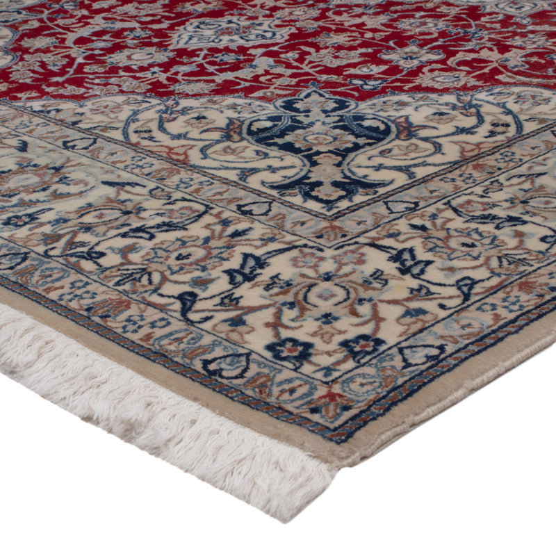 Perzisch tapijt - Nain - Premium - 206 x 132 cm - donkerrood