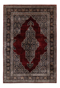 Zijden tapijt - Kayseri - 187 x 123 cm - donkerrood – product image