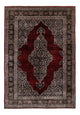 Zijden tapijt - Kayseri - 187 x 123 cm - donkerrood