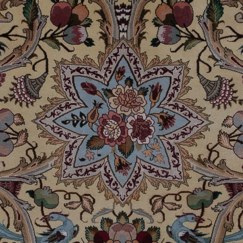 Tabriz - 50 Raj Tapijt 200x200cm - Perzisch tapijt
